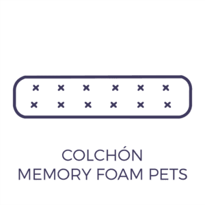 Colchón Memory Foam Pets