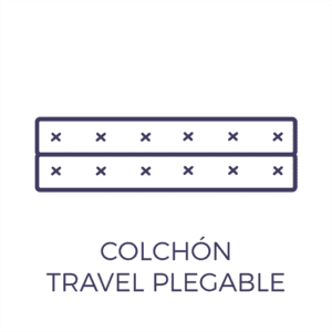 Colchón travel plegable